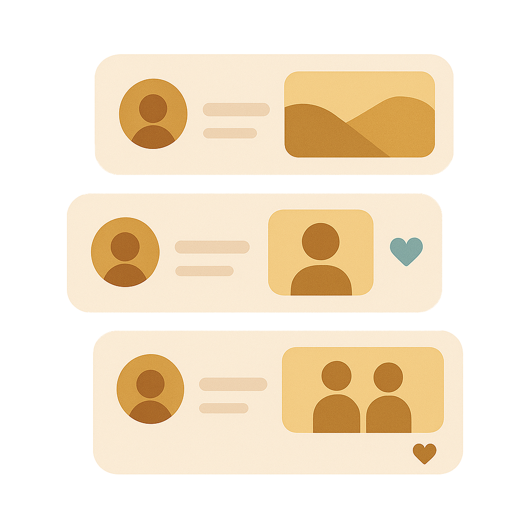 Family room feed interface